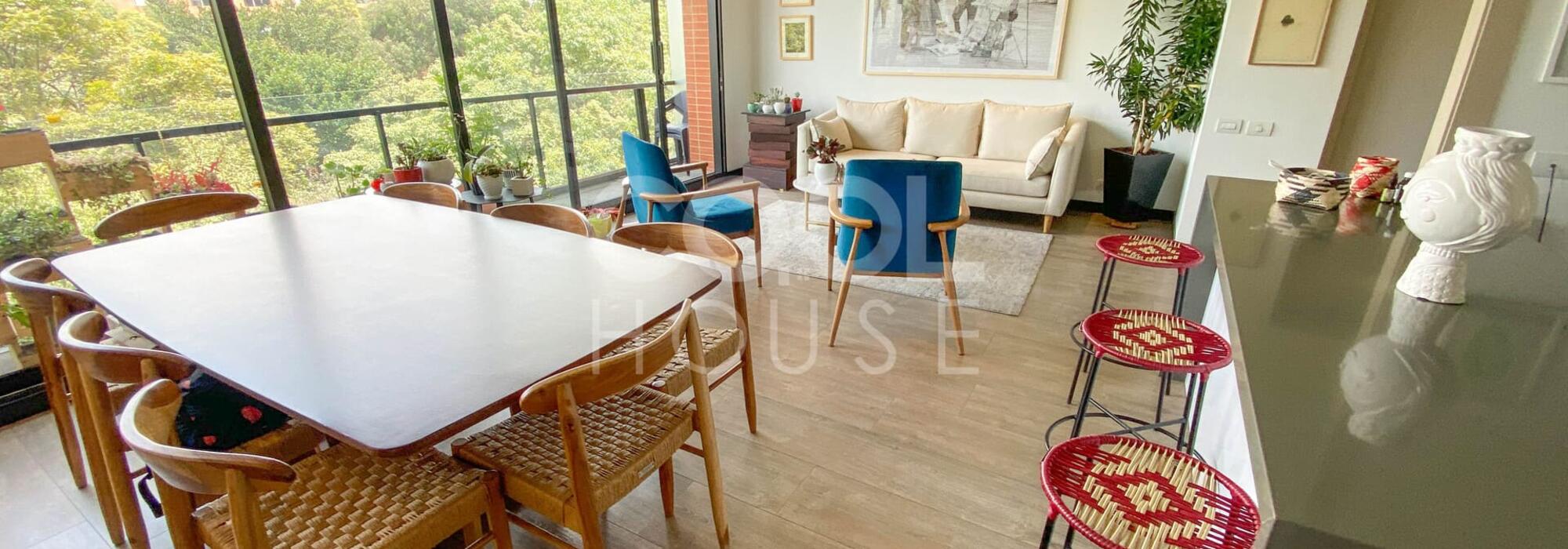 Apartamento moderno en venta con vista al parque El Virrey 