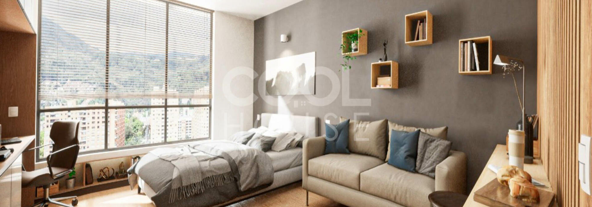 Proyecto VOU 106 - Apartaestudios en venta en Santa Paula