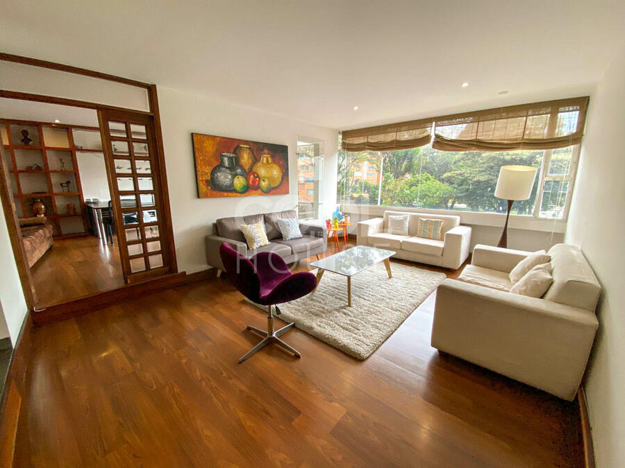 Apartamento amoblado o sin amoblar en arriendo en Chicó